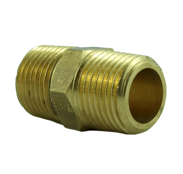 No.27 Hexagon Nipple - Crossover BSPxNPT